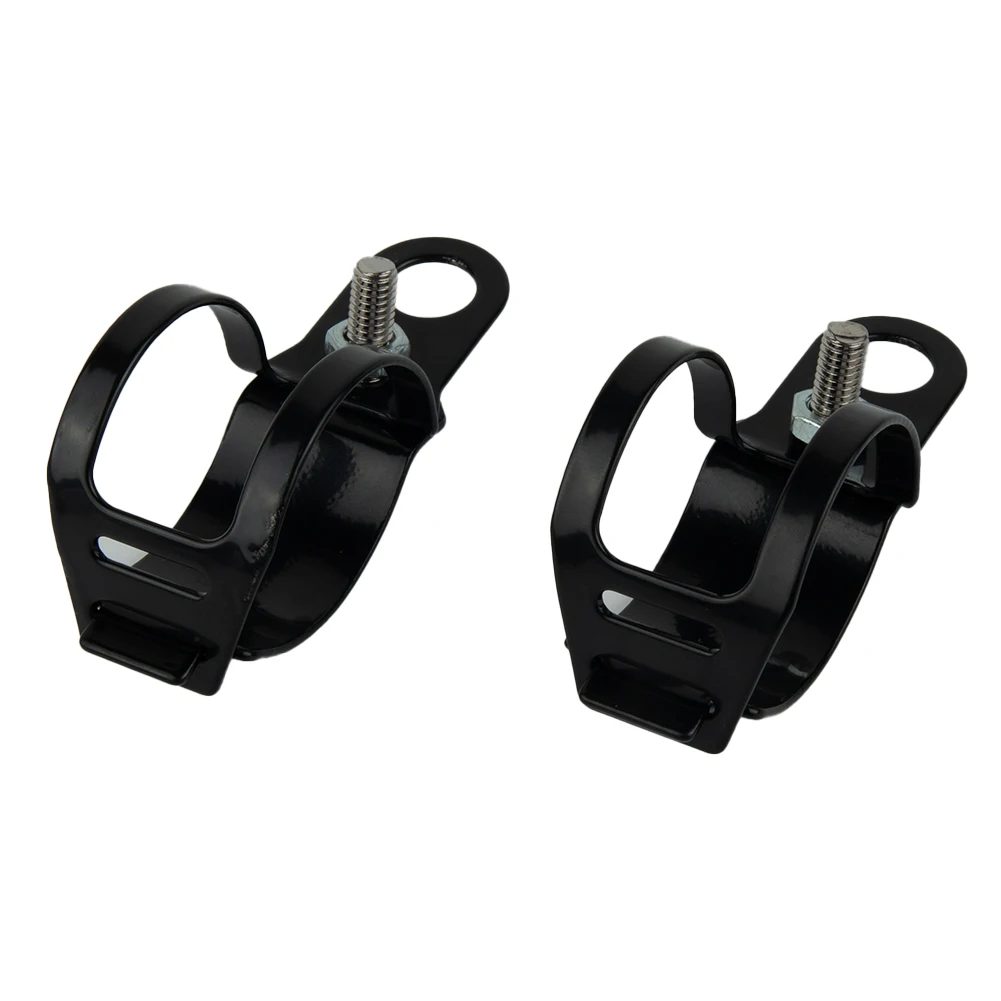 

Turn Signal Signal Light Bracket 2pcs 8*3*3.5CM Aluminum Alloy Black Universal Clamp Holder Fork Mount Bracket