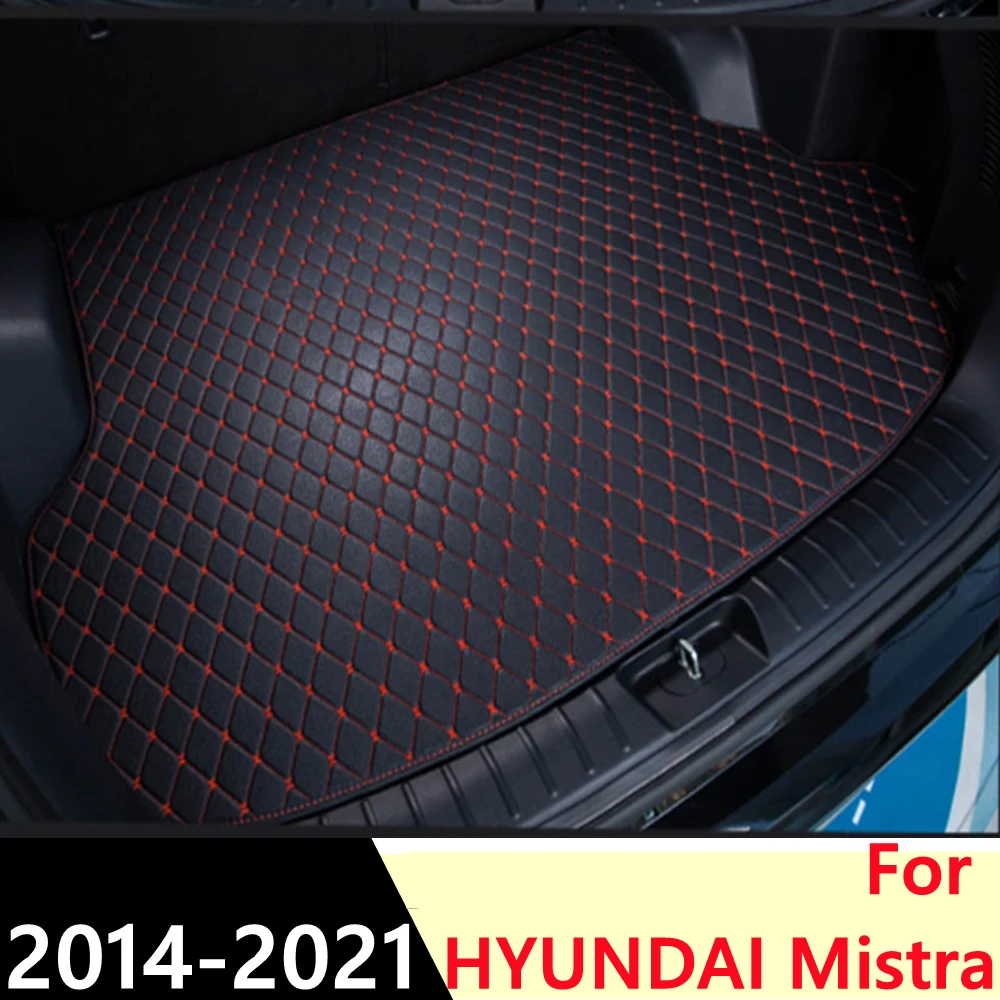 

Car Trunk Mat For HYUNDAI Mistra 14-21 All Weather XPE Flat Side Rear Cargo Cover Carpet Liner AUTO Tail Parts Boot Luggage Pad