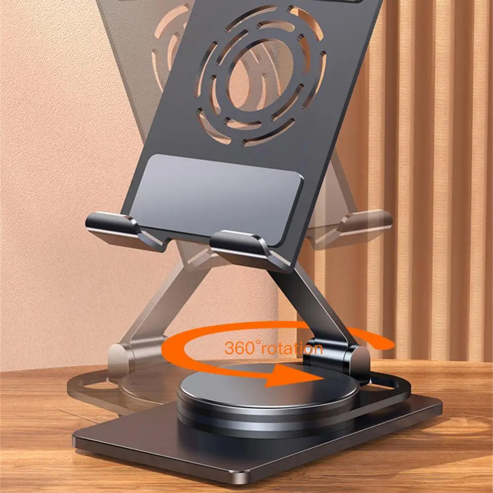 360 ° Rotatable Desktop Stand S1 Aluminum Alloy Phone Stand Universal Foldable Phone Stand Suitable For 7-9 Inch IPads