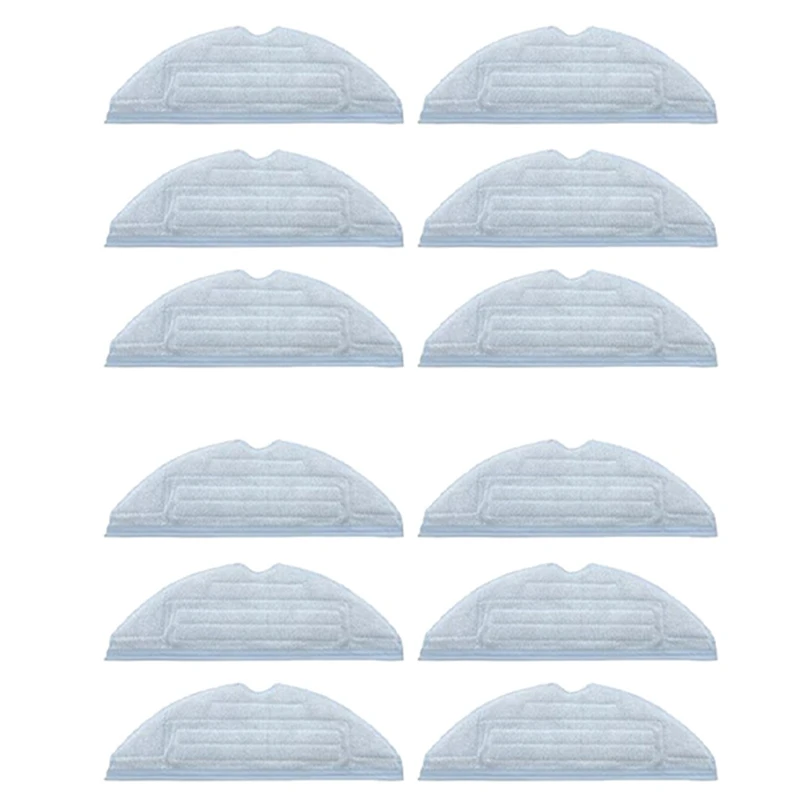 

12X Replacement Mop Cleaning Cloth Accessories For Roborock S7/T7 Plus Robot Vacuum Cleaner Spare Parts
