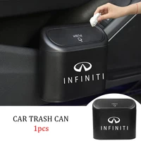 car trash can hanging dust proof garbage storage box for infiniti fx35 q70 q50 qx50 qx56 qx70 qx80 m37 g35 g37 fx37 q30 m35 i30