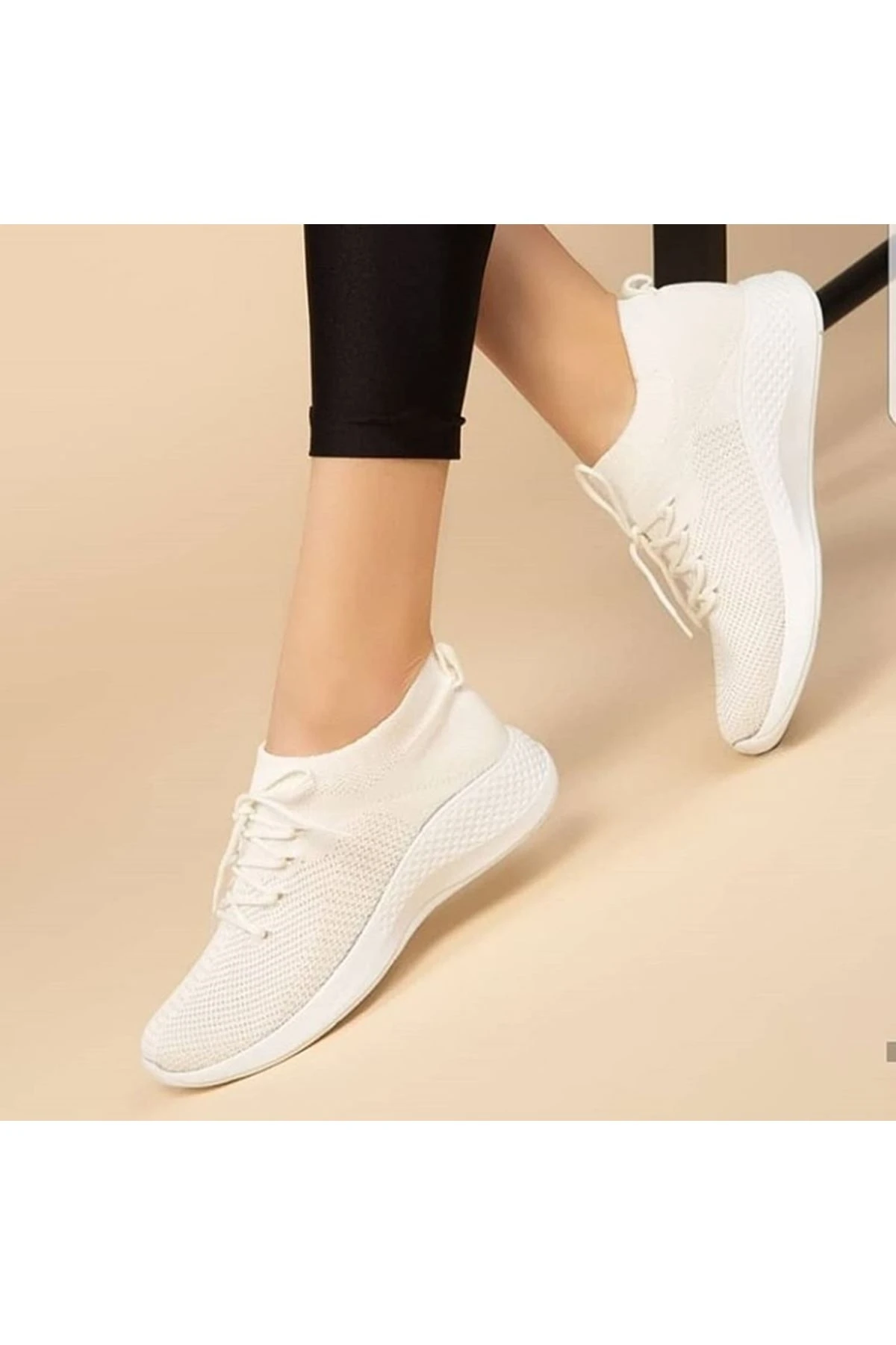 

Aleyna Orthopedic Knitwear Lacing White Detailed Sports Shoes