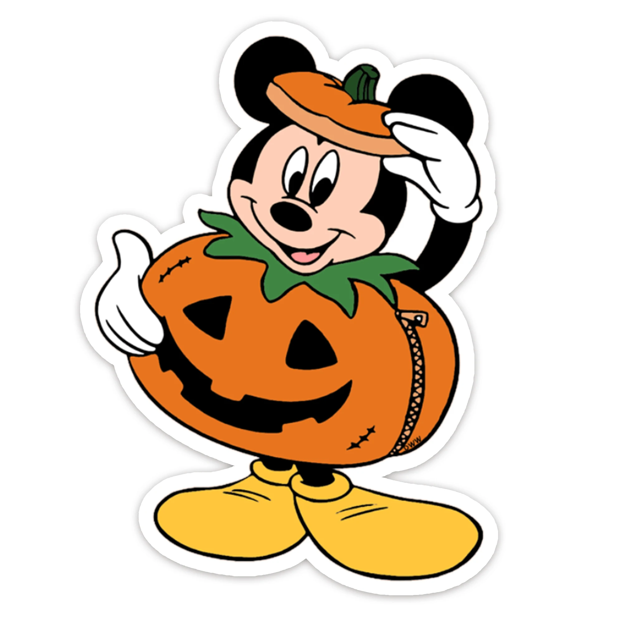 Дисней Хэллоуин Микки Минни 5шт / лот Планарная смола Флэтбэк Ремесла Поставки Кабошон Альбом для вырезания / Сделай сам Бантоматериал Акриловый.