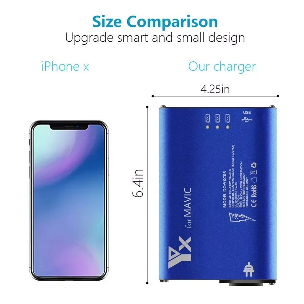 Зарядное устройство Mavic Pro 5 в 1 умный концентратор для зарядки аккумуляторов