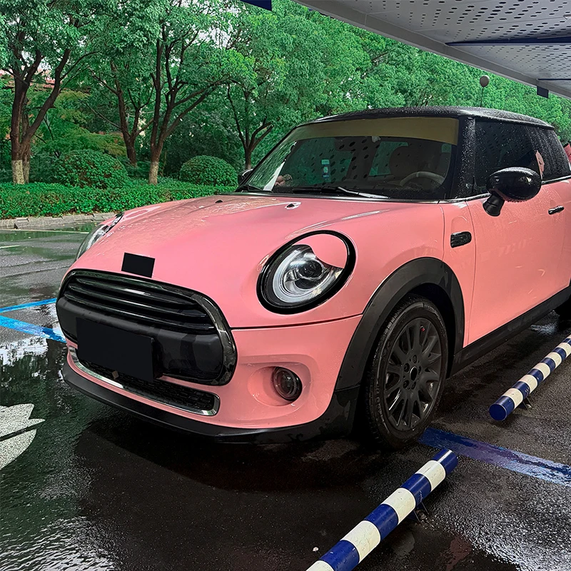 Фото Накладки на передние фары и задние фонари для BMW Mini One Cooper F55 F56 F57 2014-2024 годов выпуска, наклейки для модификации. №2