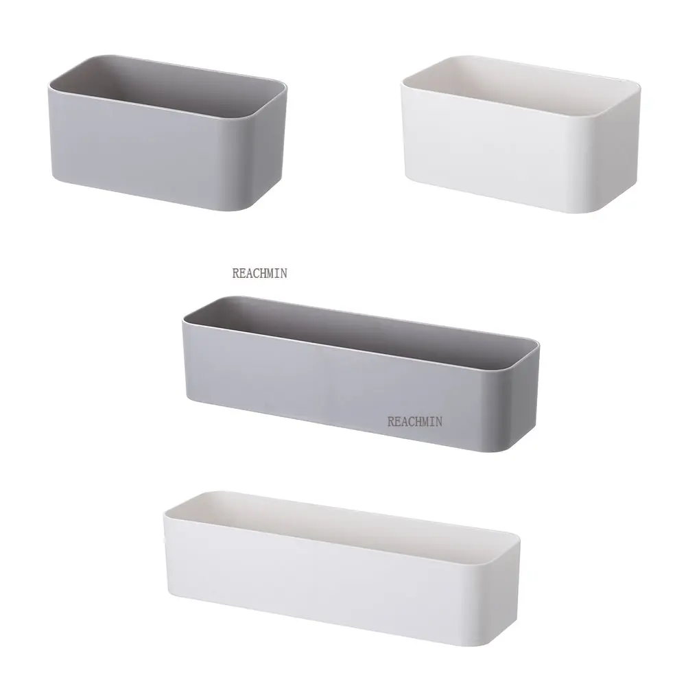 

Wall Mounted Office Organizer Cosmetic Storage Box Bathroom Storage Rack Wall Shelf Stand Case School Office Stationery