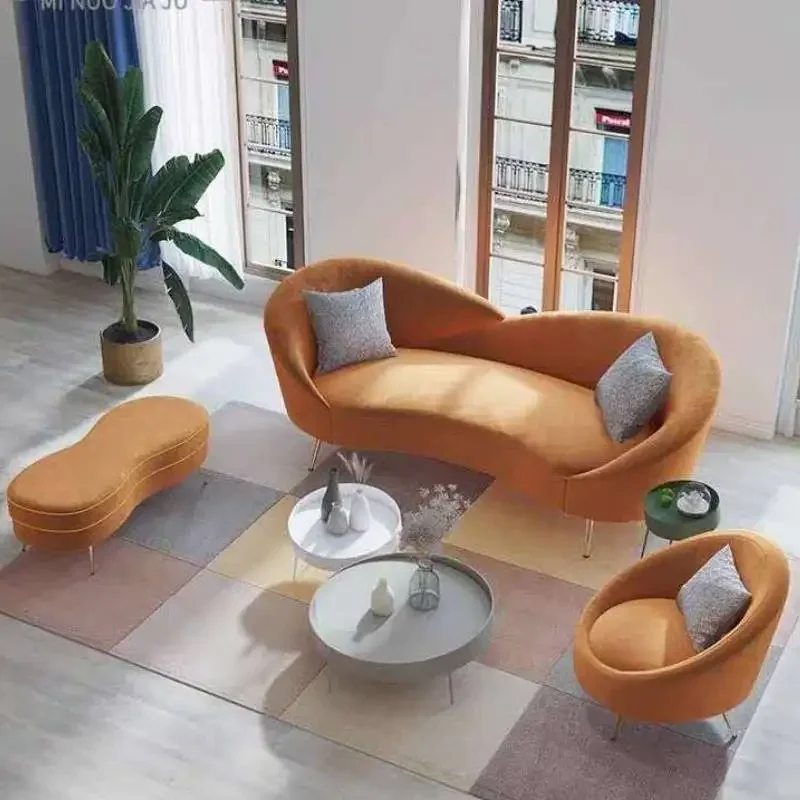 Европейский индивидуальный бархатный диван подлокотник современный