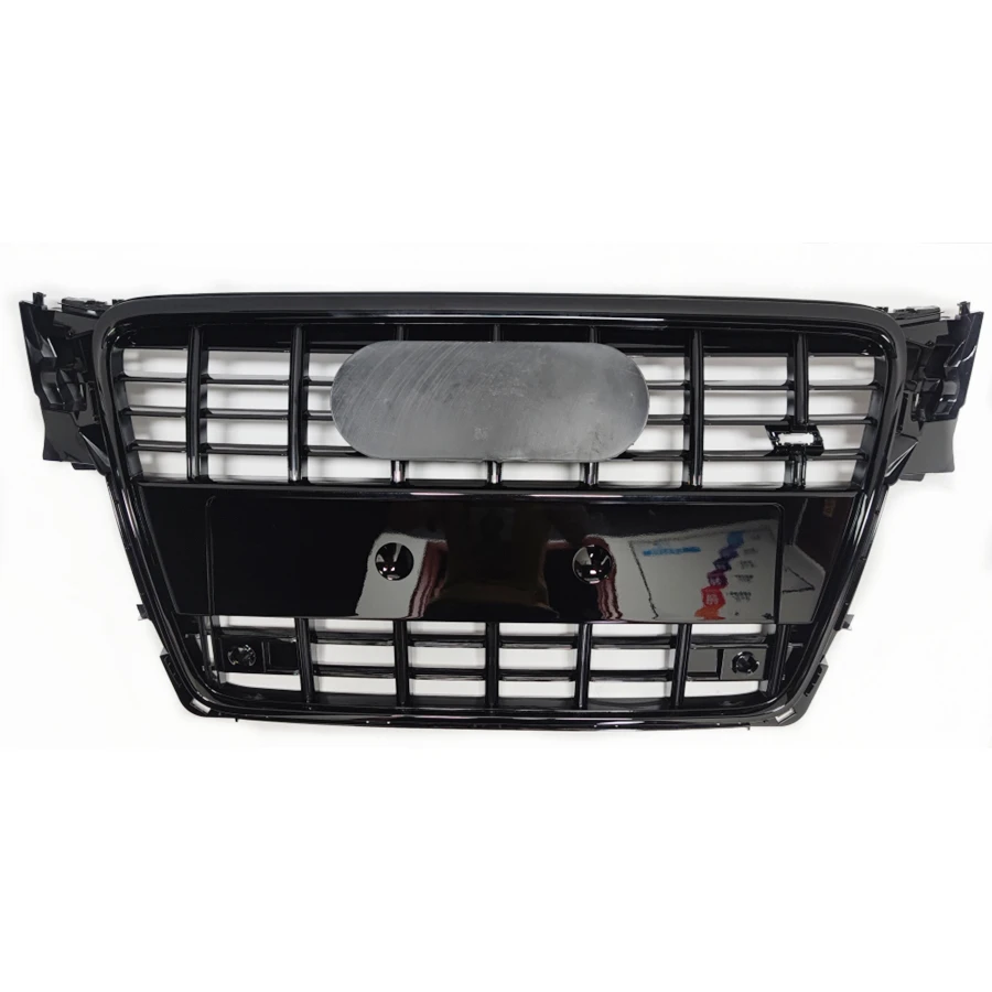 

Front Bumper Mesh Hood Grill Grille Black for A4 S4 2008 2009 2010 2011 2012 For S4 Style