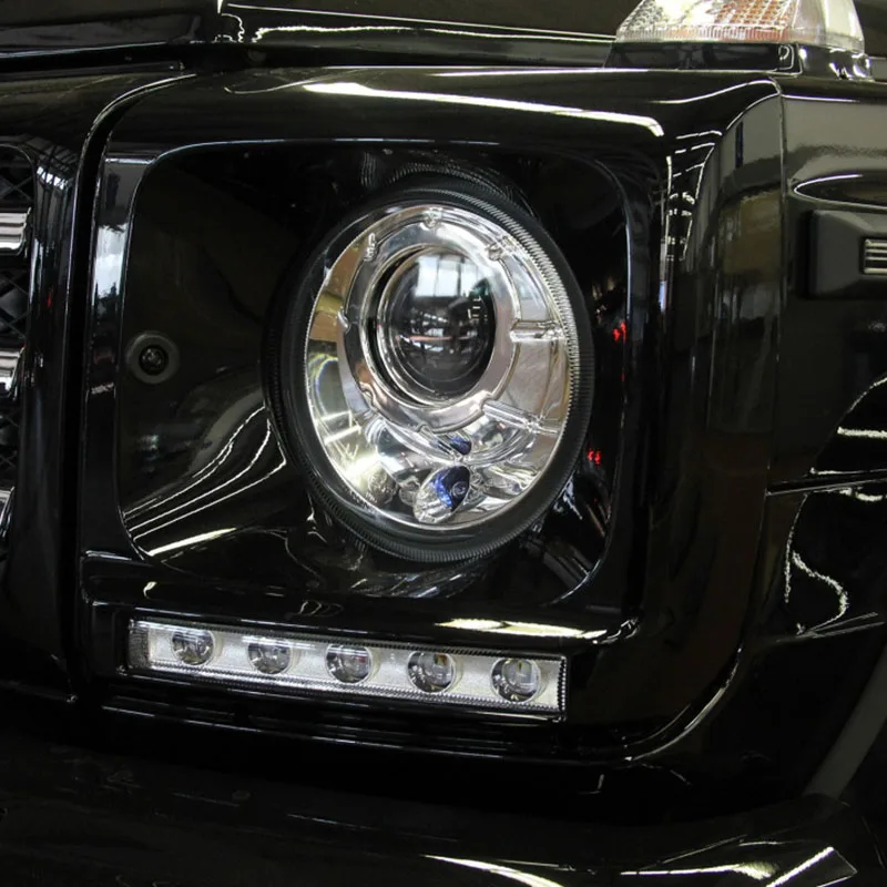 Правая сторона для Mercedes Benz W463 G350 G500 G550 G63 07-18 Автомобильная фара крышка объектива