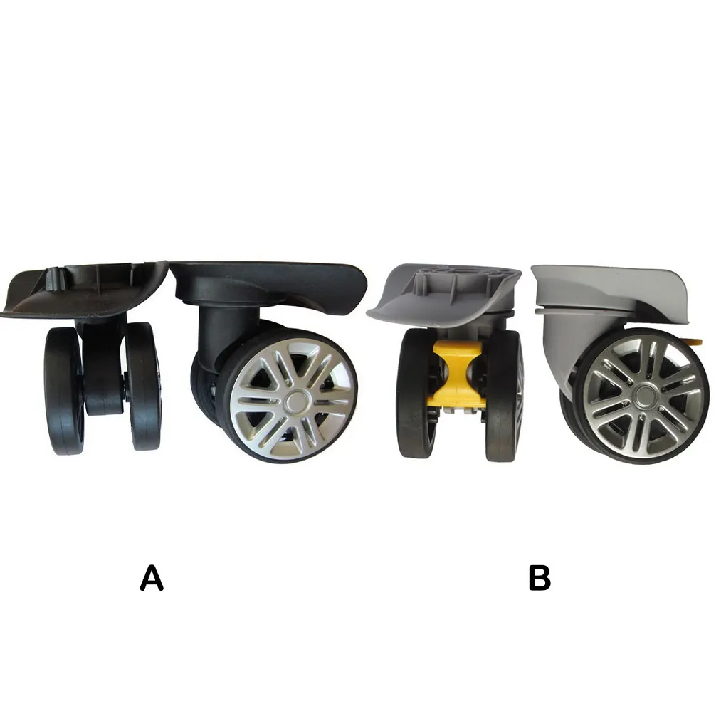

2 Pieces Suitcase Wheels Wear-resistant Crafts Universal 360 Rotation Noiseless Cases Casters Replacement Wheel Travel
