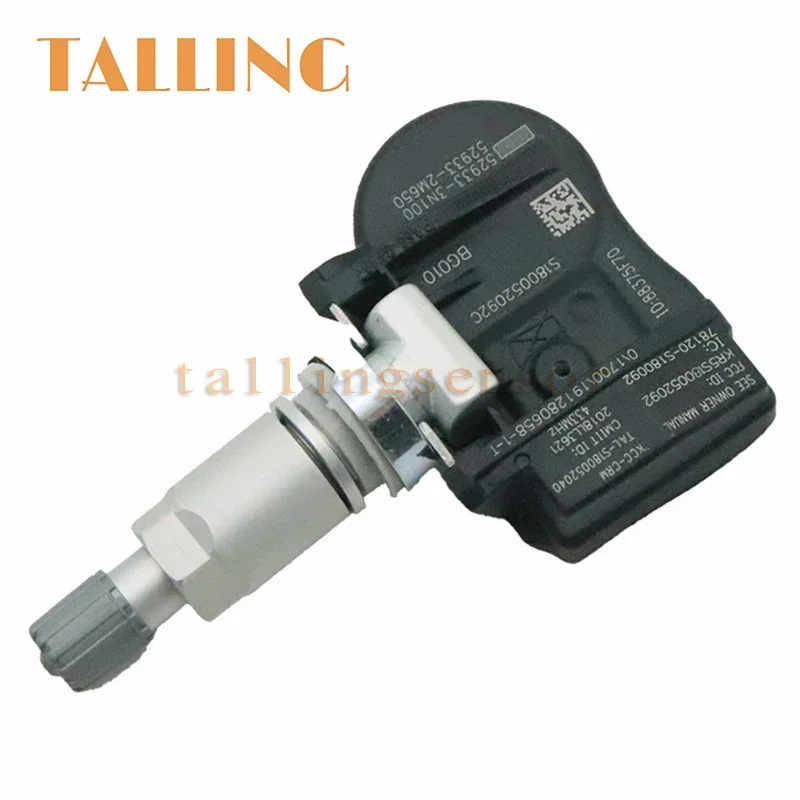 

Датчик давления в шинах 52933-3N100, TPMS для Hyundai Accent Genesis G80 Kia Sorento Rio 2014-2022, 529333N100 52933 3N100