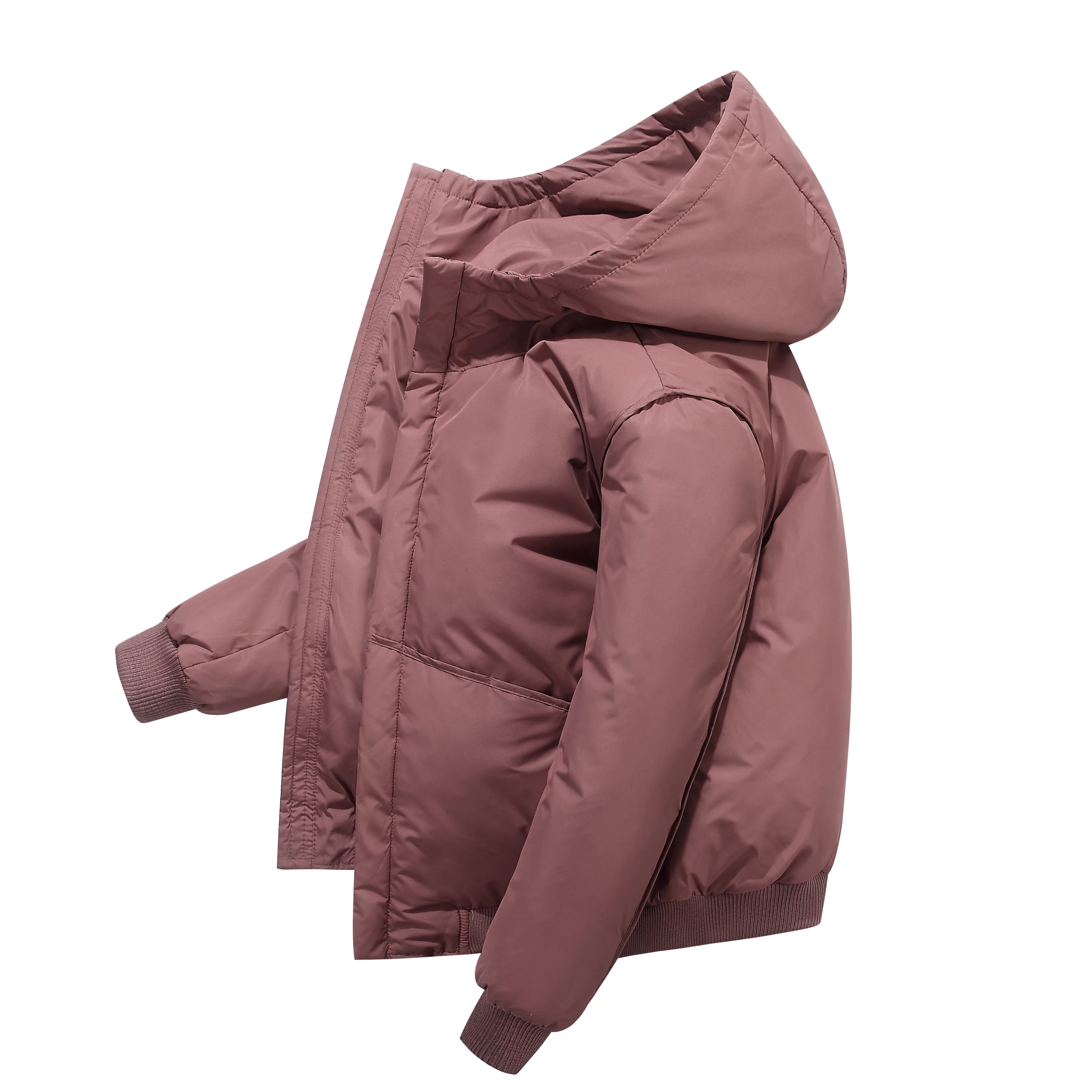 

Men's warm jacket winter hooded windbreaker coat
