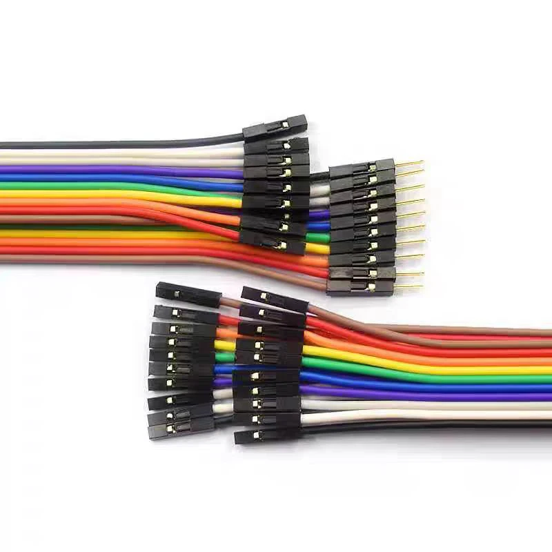 Провод dupont из чистой меди утолщенный ЦВЕТНОЙ кабель с 28 сердечниками
