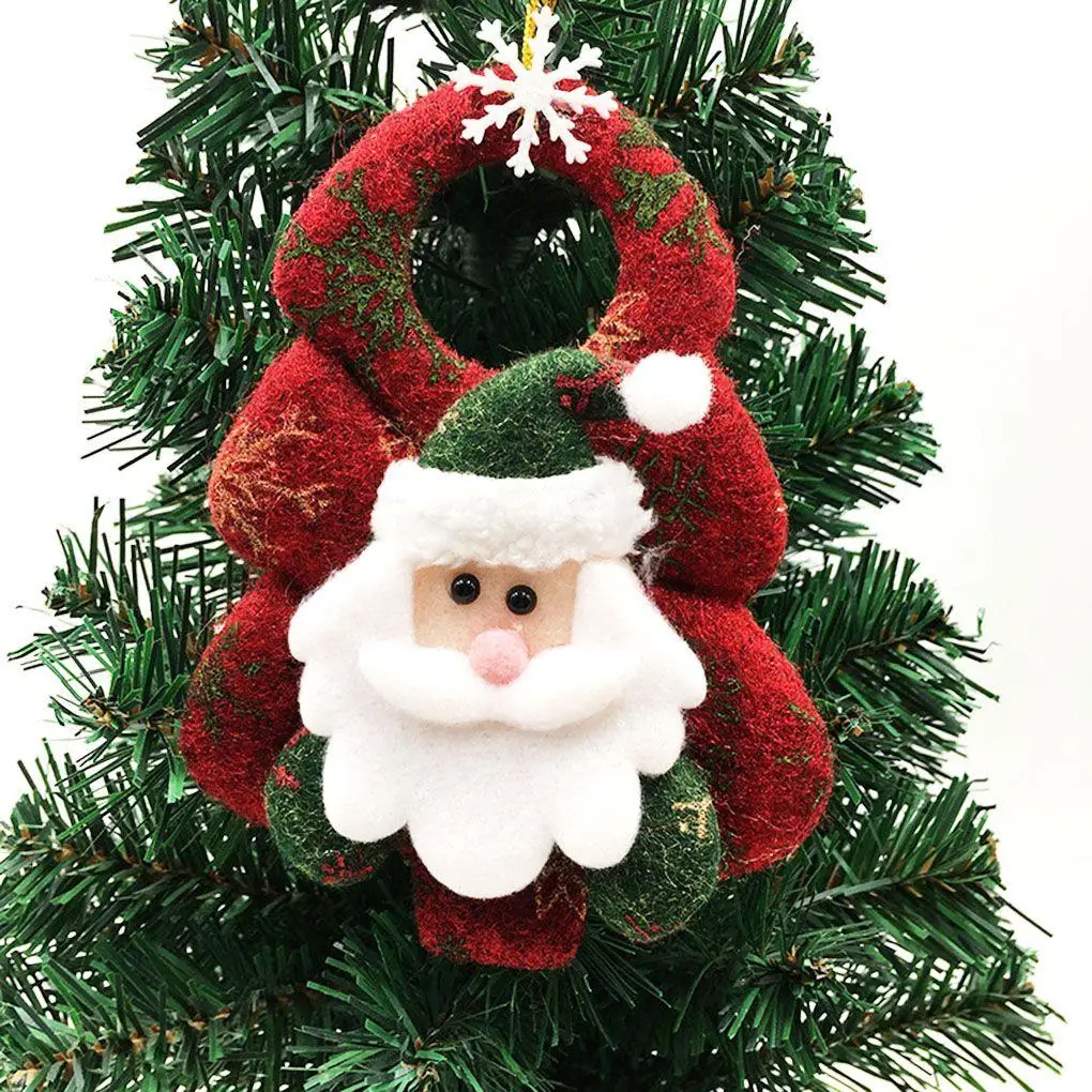 

New Year 2021 Cute Snowman Felt Christmas Tree Decorations Hanging Pendant Deer Craft Ornament Christmas Decorations For Home