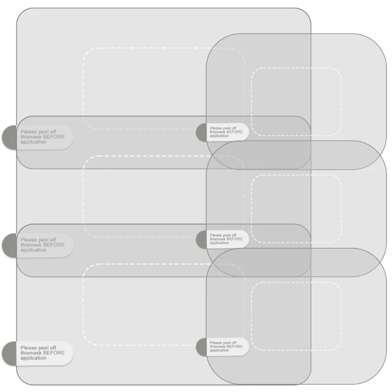 Электростатические наклейки для прозрачного крепления видеорегистратора