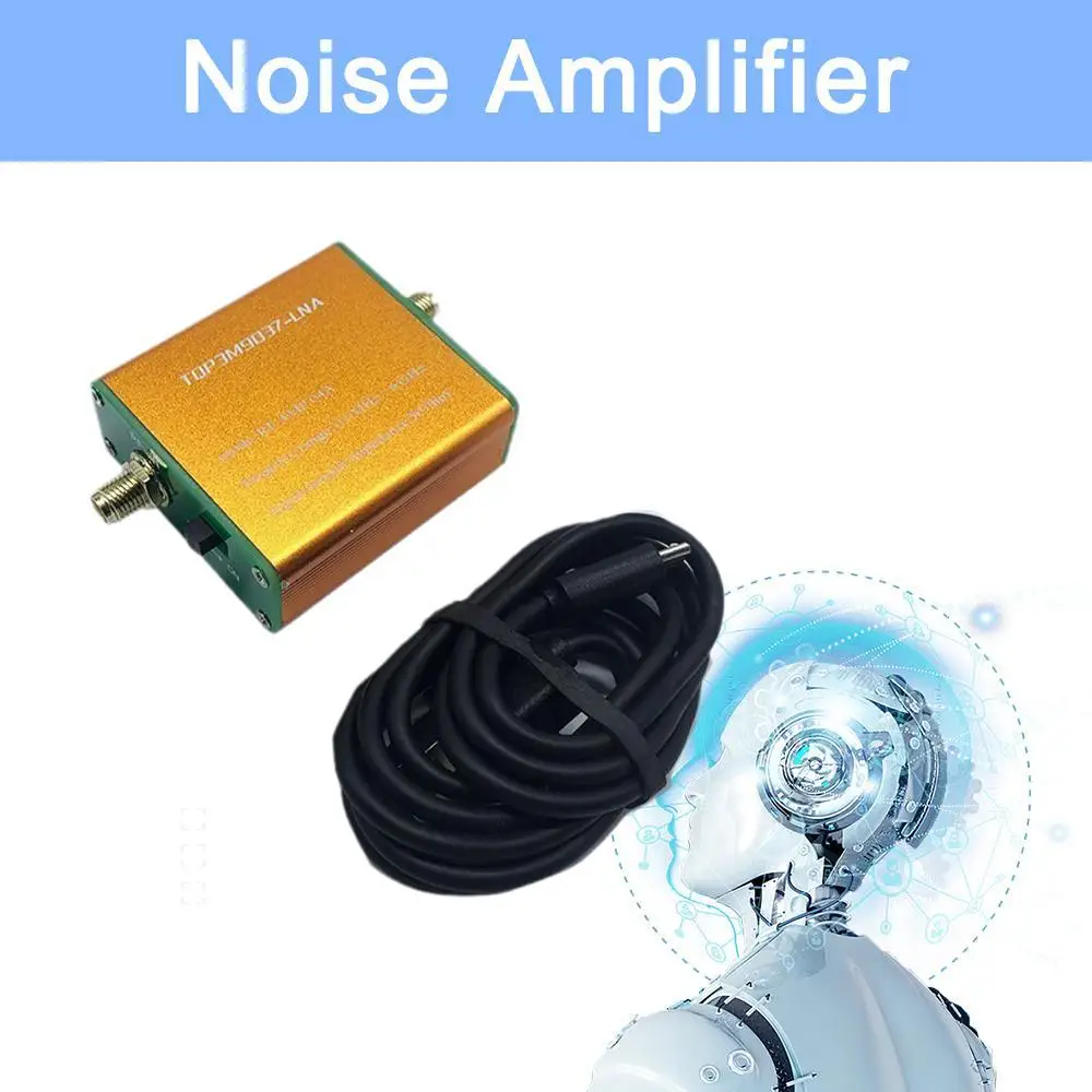 

Antenna Amplifier Full Band Low Noise Amplifier 100k-6GHz Preamplifier Radio Antenna Amplifier Low Noise Figure Audio Amplifier