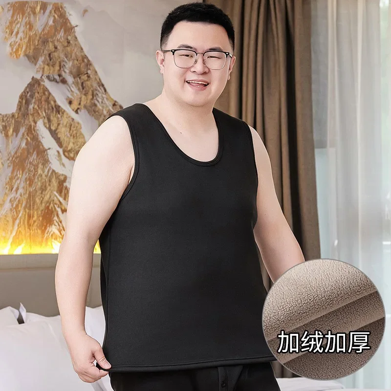 Новое поступление Suepr большой толстый однотонный жилет с добавлением флиса