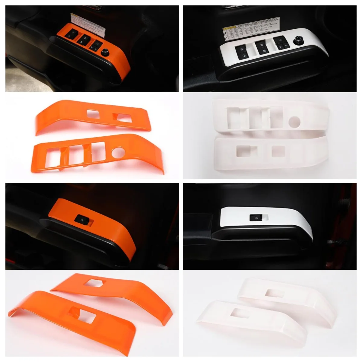 

Интерьер автомобиля роскошный ABS переключатель переднего и заднего окон подъемник рамка отделка Аксессуары для Toyota Tacoma 2016-2020 Быстрая доста...