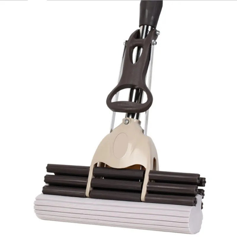 

Glue Cotton Mop Sponge Mop Twist The Water Mop Microfibre Nozzle Flat Rotated Spray Self-squeezing Without Hand Washing