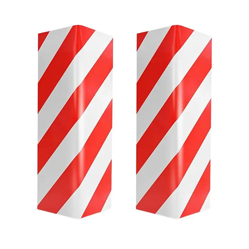 

Защитная пленка для стен гаража, фотопленка красного и белого цветов, улучшает дневную видимость, помогает при парковке гаража