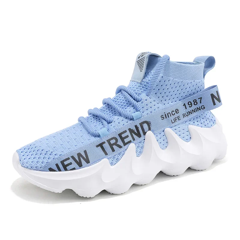 Модная мужская обувь новая дышащая спортивная с сеткой молодежные кроссовки