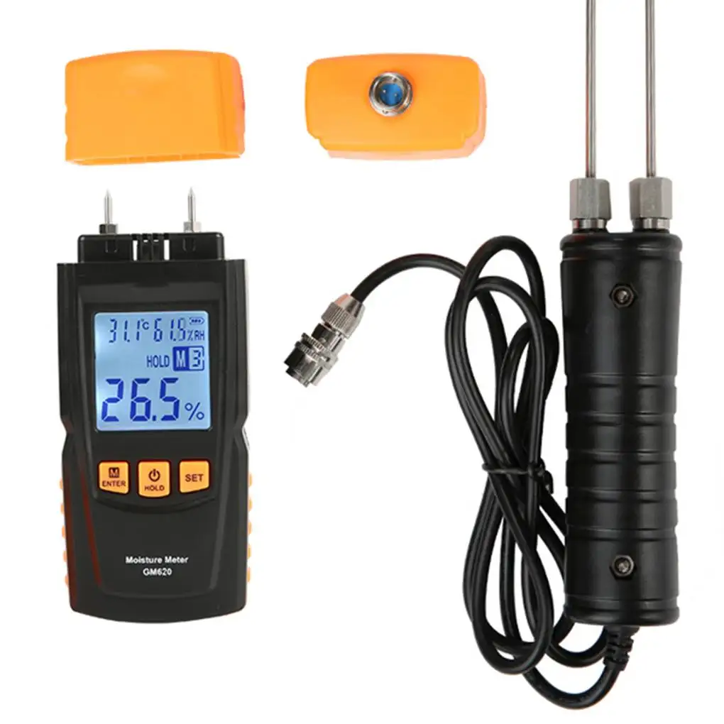 

Digital LCD Display Wood Moisture Meter Humidity Tester Timber Damp Detector General Tools