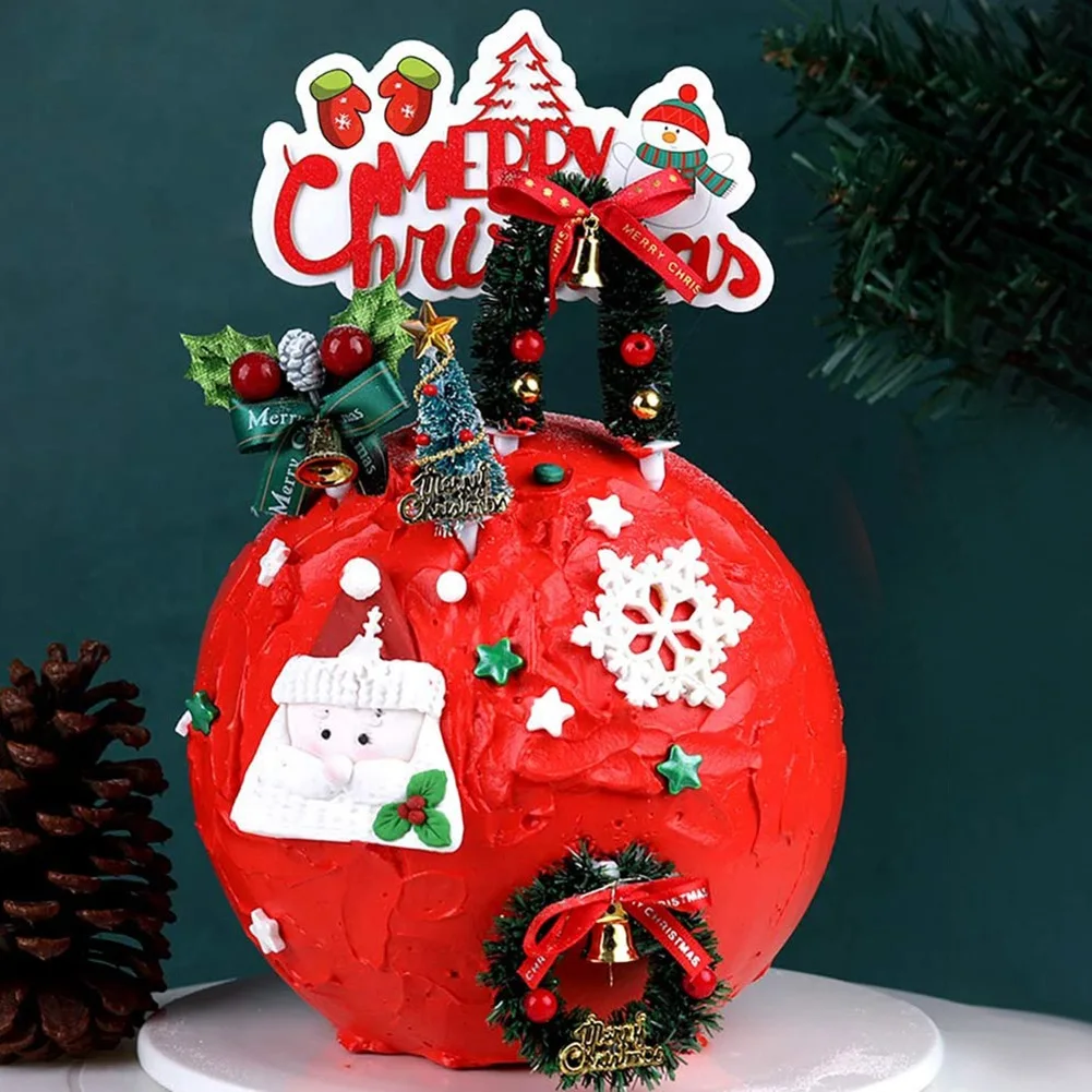 4 шт./компл. круглая 3D шариковая банка для торта алюминиевая форма украшения