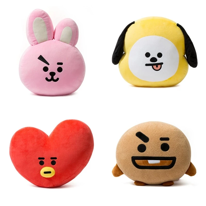 

35CM Kpop Pillows Star Anime Cartoon Plush Toys Decorative Peripheral Kawaii Cushion Sheep Koala Horse Rabbit Dog Cute Gift