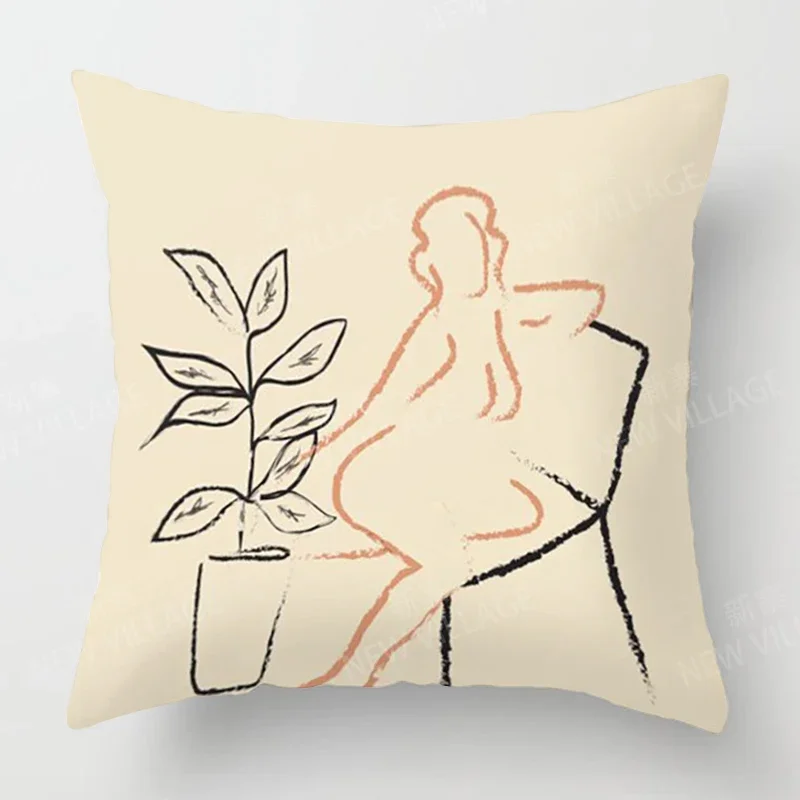 Скандинавское осеннее украшение для дома наволочка дивана бархатный