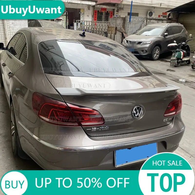

UBUYUWANT R СТИЛЬ ABS задний спойлер на крышу крылья для Volkswagen VW Passat CC Sandard 2009-2018
