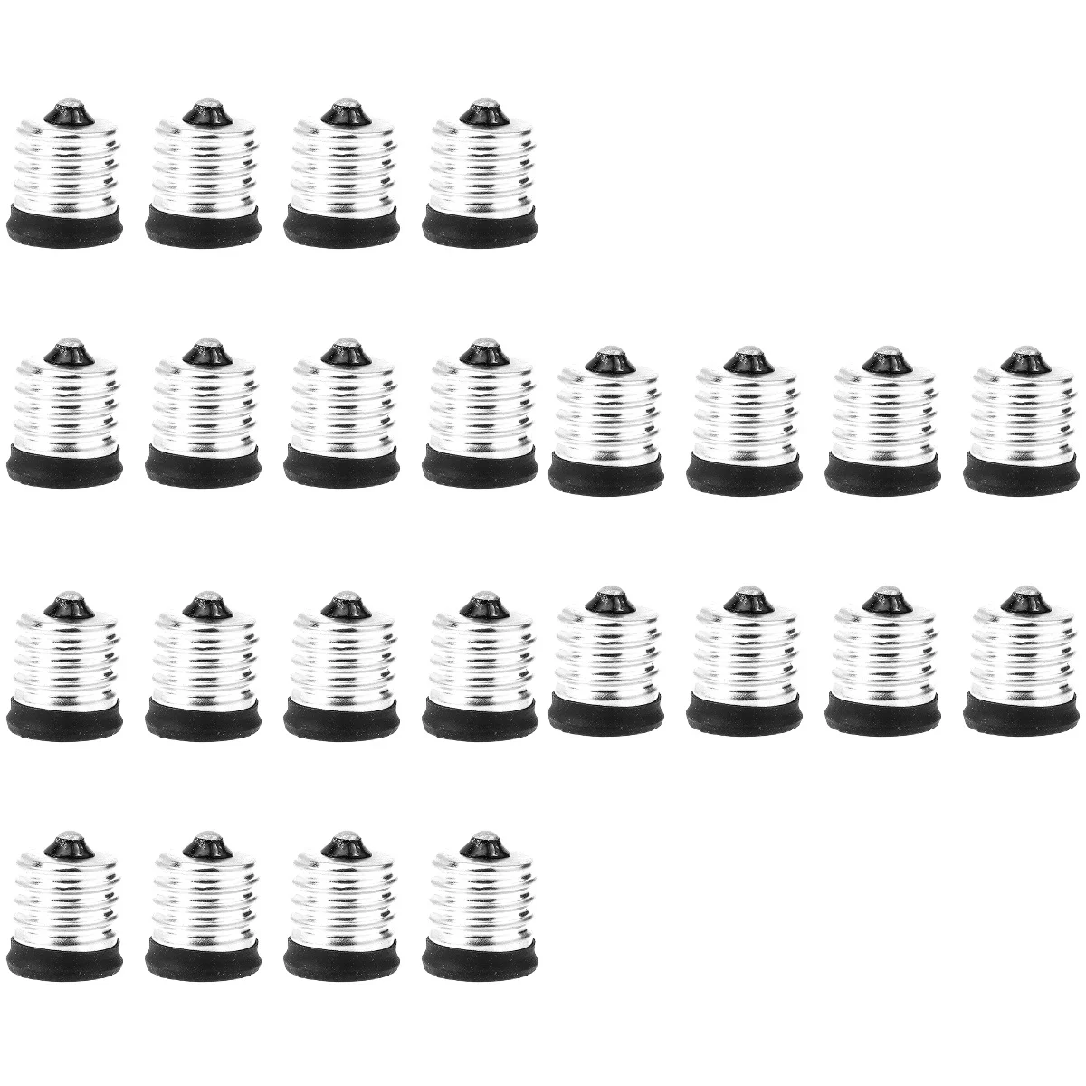 

24 шт. держатель лампы конвертирует адаптеры лампочки головного света (E17 до E14)