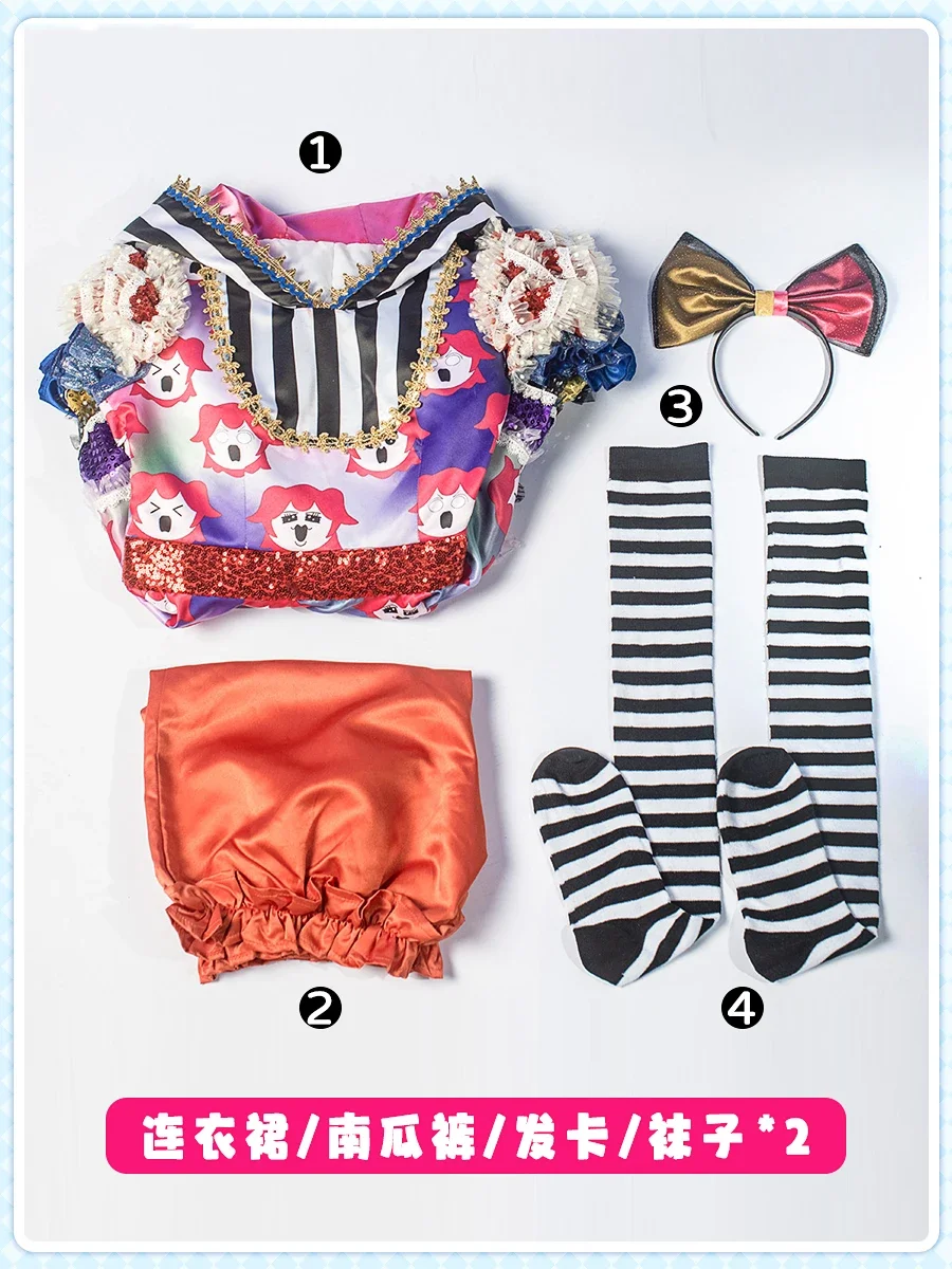 Love Live Sunshine Kurosawa Ruby Косплей Костюм Aqours AAO Танцевальное Платье Милый Вечерний