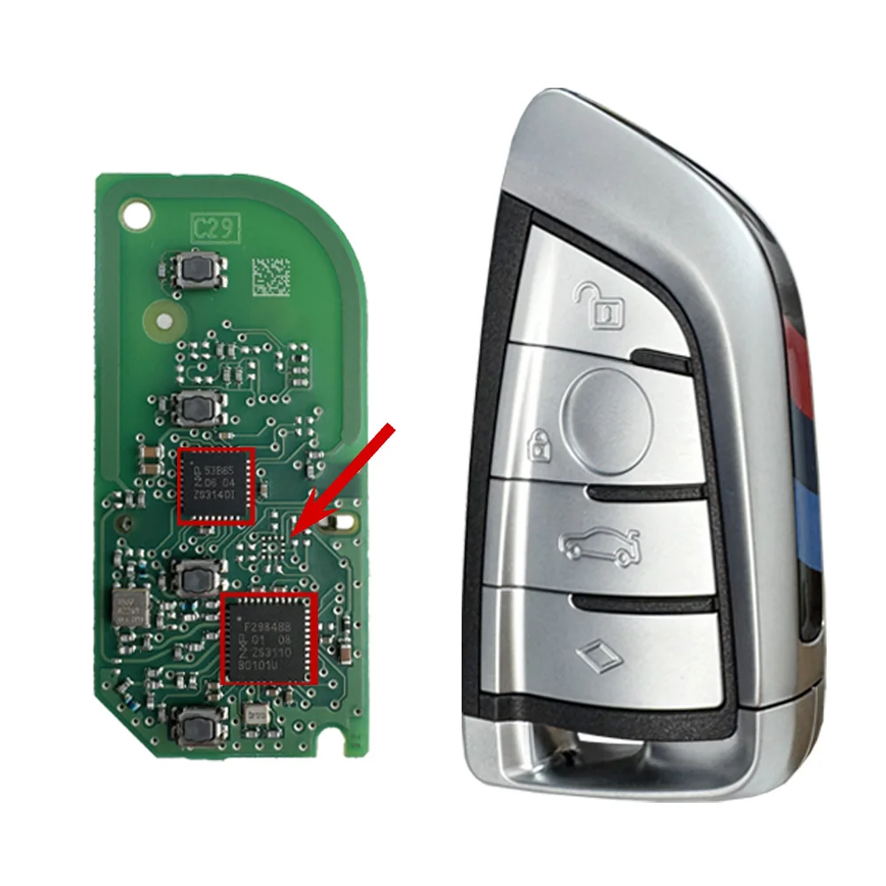 

Оригинальная печатная плата SUPERKEY для BMW G серии G20 G30 G32 G11 3 5 6 7 X3 X5 X7 49 чип 434 МГц N5F-ID21A умный удаленный автомобильный ключ