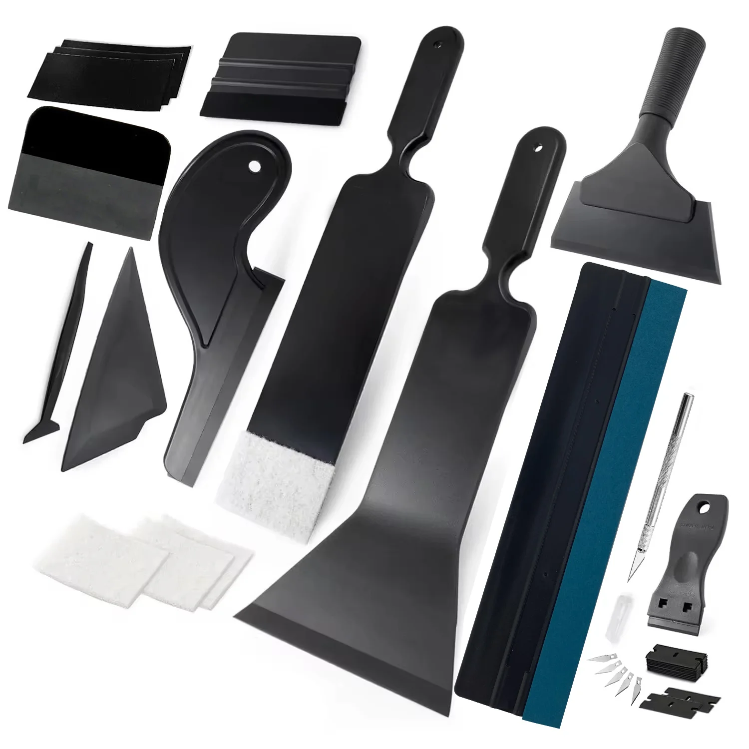 

Набор для тонировки окон, инструмент для виниловой пленки, инструменты для тонировки лобового стекла автомобиля, заднего стекла с бульдозером, скребок, лопатка, резиновое лезвие