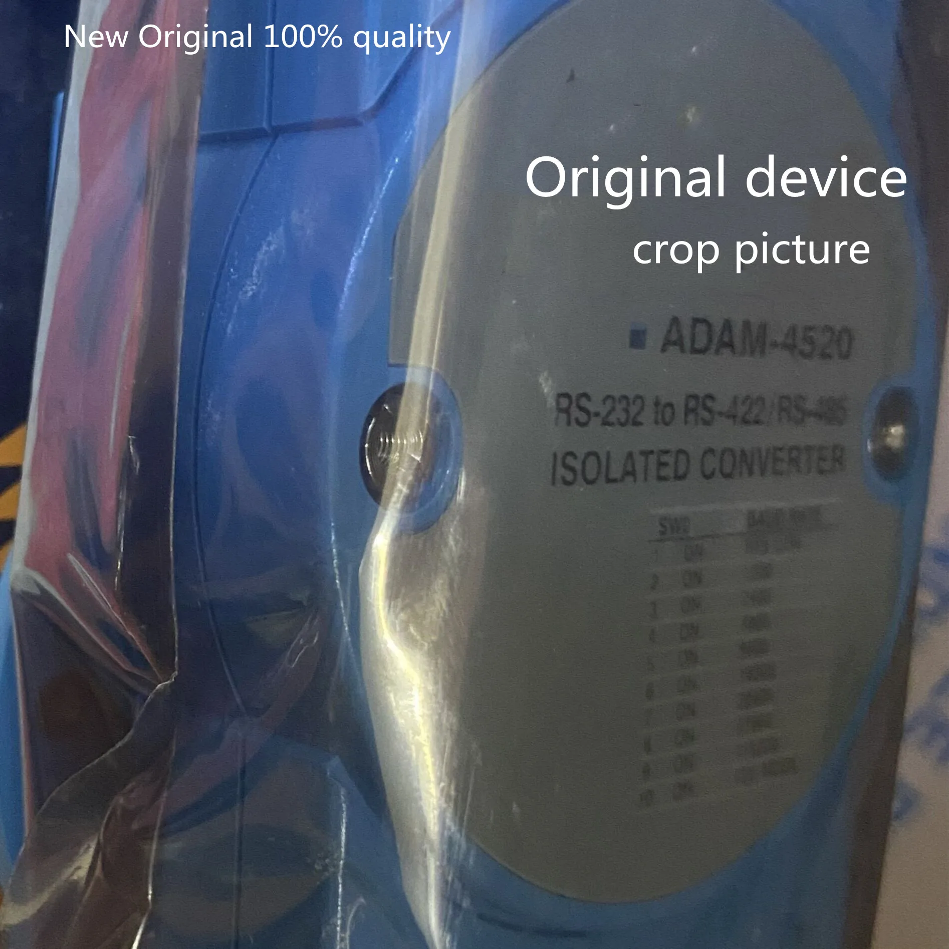 ADAM-4520 RS232 to RS422 / RS485 serial converter New Original  ,The box，s  Seal sticker is torn , but it is new original also