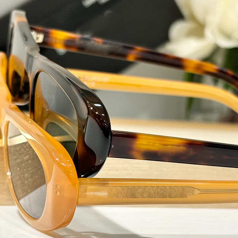 INS модные женские классические солнцезащитные очки кошачий глаз 2024 SL557 роскошные