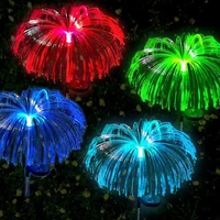 solar led fireworks light jellyfish light outdoor for gardenmulti color waterproof lawn lamps for patio landscape holiday