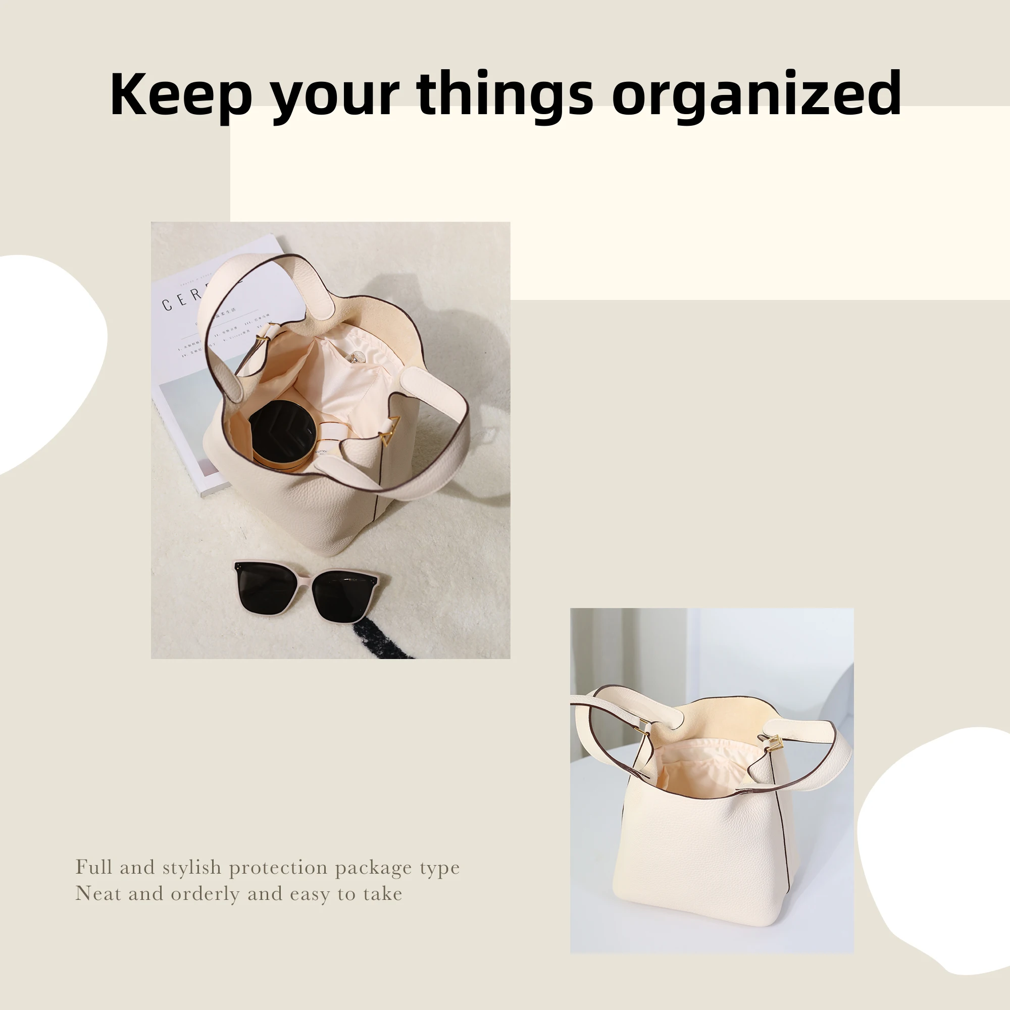 Легкая вставка-органайзер для кошелька DGAZ сумки Hermes Picotin сумка из шелка и