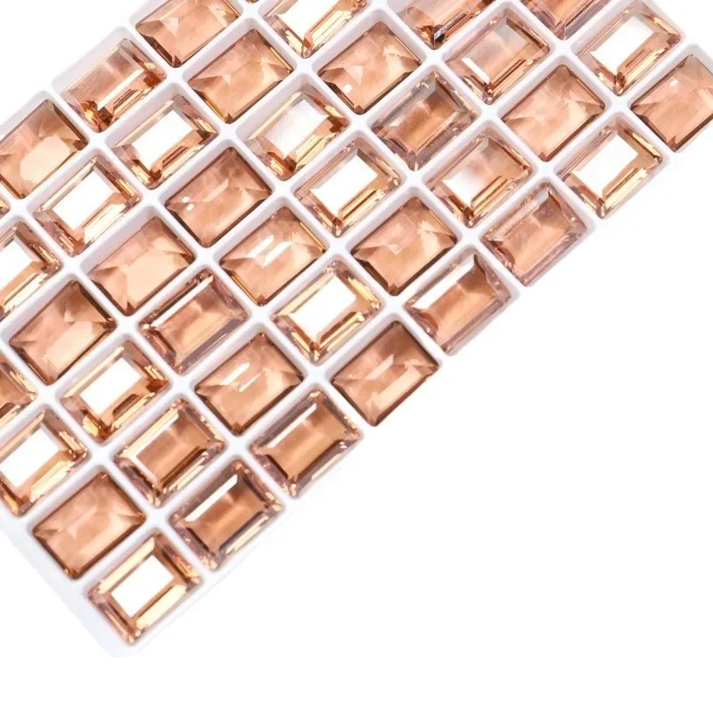 Осень/зима дизайн ногтей с бриллиантами Maillard Coco коричневый квадратный