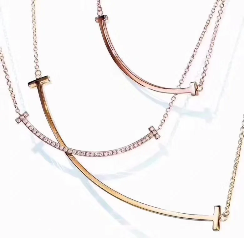 

T- F High Quality 925 Silver Necklace Women's Various Styles of Youth Fashion Bracelet Ladies Gift Accessories Jewelry