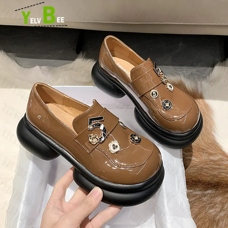 

Spring Women Shoes Mary Jane Low Heels Round Toe Chunky Platform Mujer Zapatos 2023 New Lolita Dress Pumps Thick Women Shoes