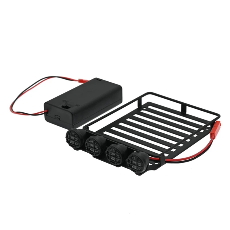 

Metal Roof Rack Luggage Tray With LED Light For Xiaomi Suzuki Jimny 1/16 RC Crawler Car Upgrade Parts