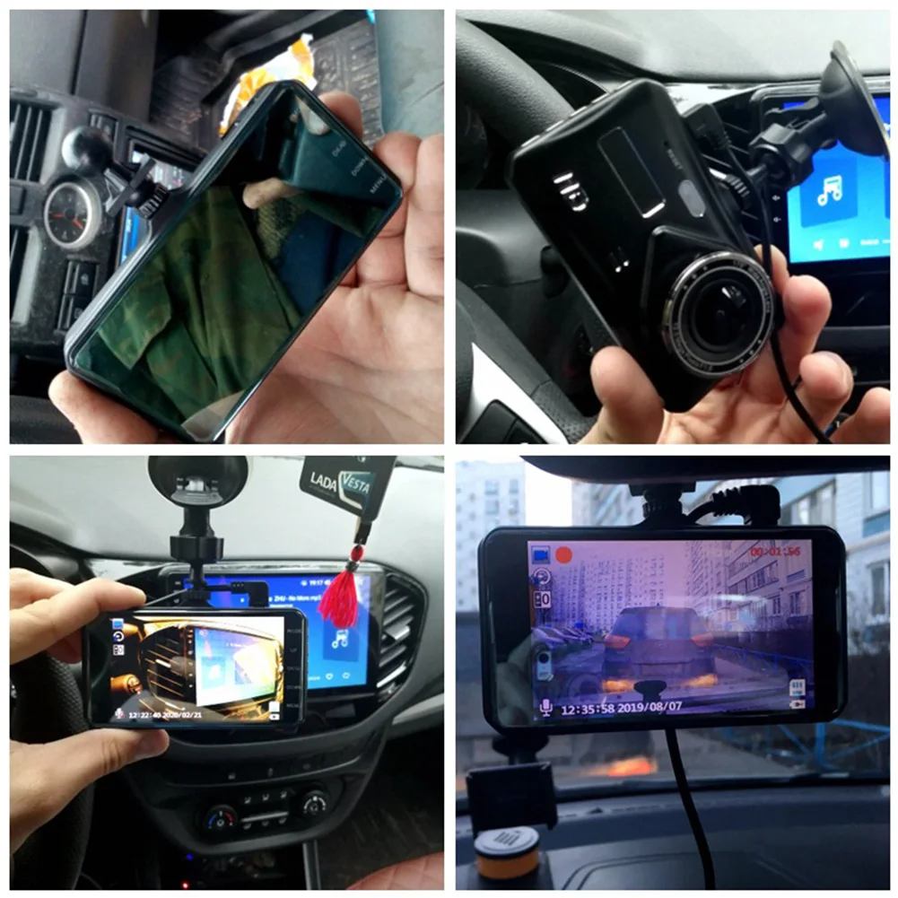 Dual Recording Car Digital Video Recorder Touch Screen High-definition Automotive Accessories