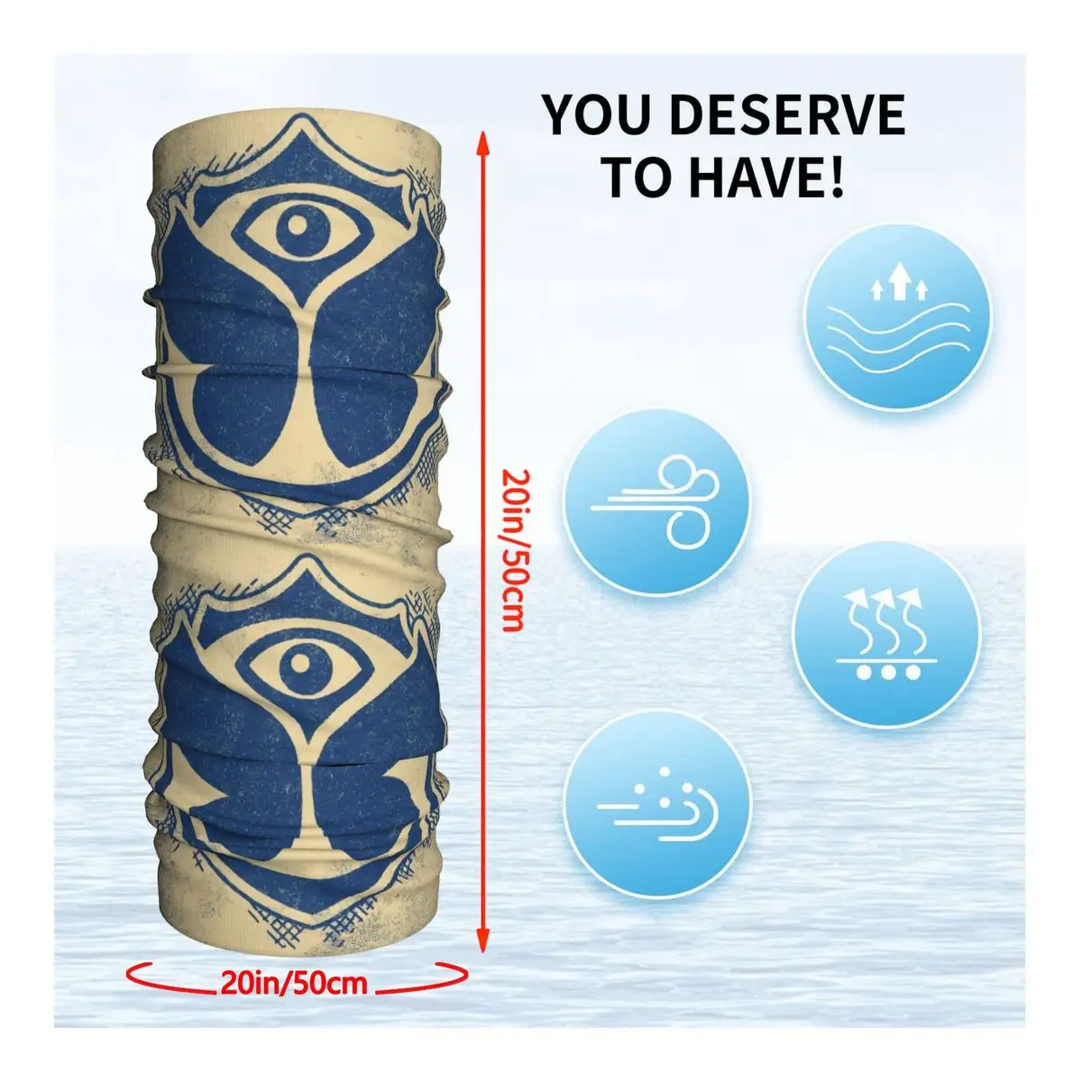 Шейный платок цвета хаки шейный маска для лица из полиэстера