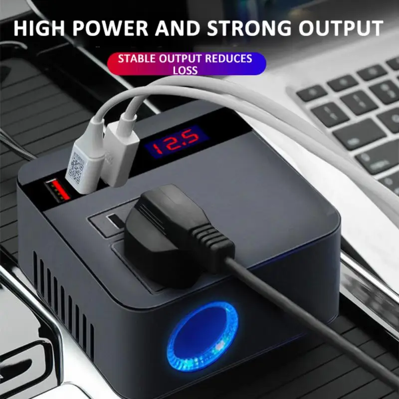 

Multifunctional Car Power Inverter Universal Car Inverter Charger Portable 12v 24v To 220v Car Charger Converter Adapter