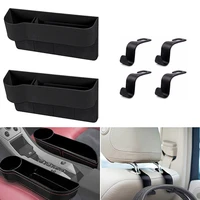 cup holder for cars plastic multifunctional auto seat gap filler storage hooks boxes seat pocket seat side organizer accessories