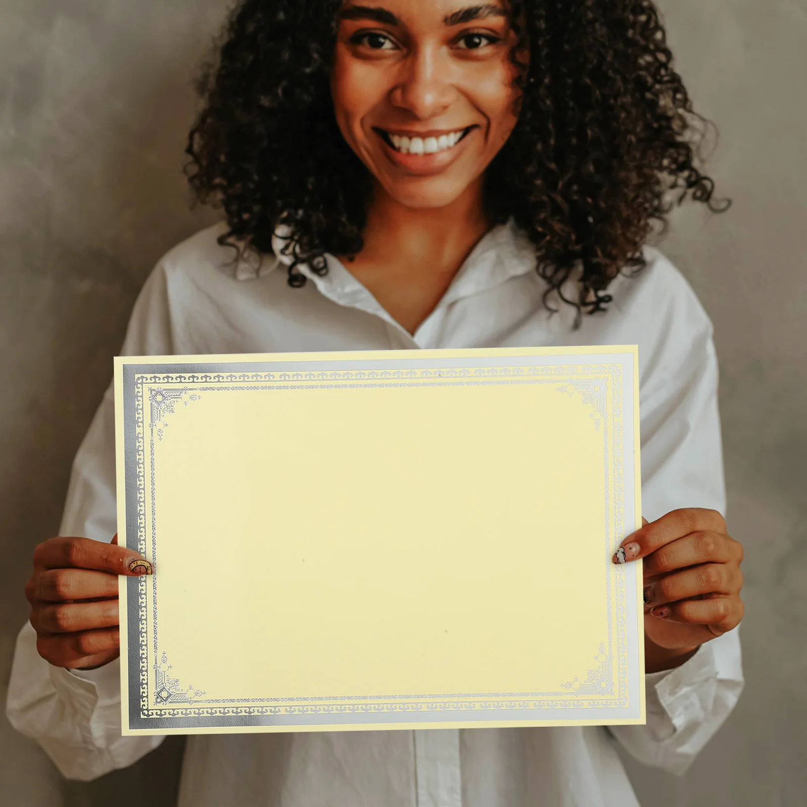 

10 Sheets of Honor Certificate Paper Blank Diploma Liner Paper Blank Honor Paper