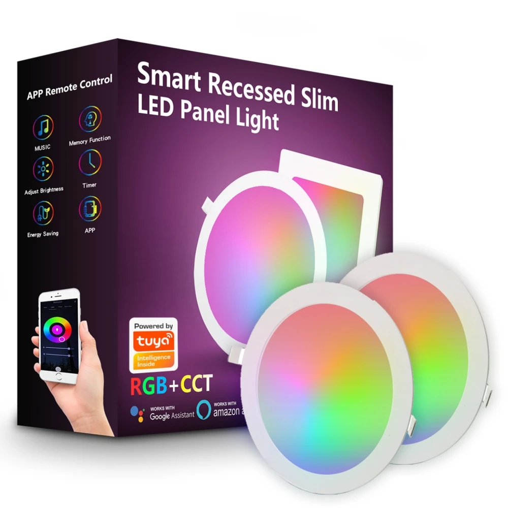 Умная RGB-панель Tuya с поддержкой Wi-Fi и голосовым управлением