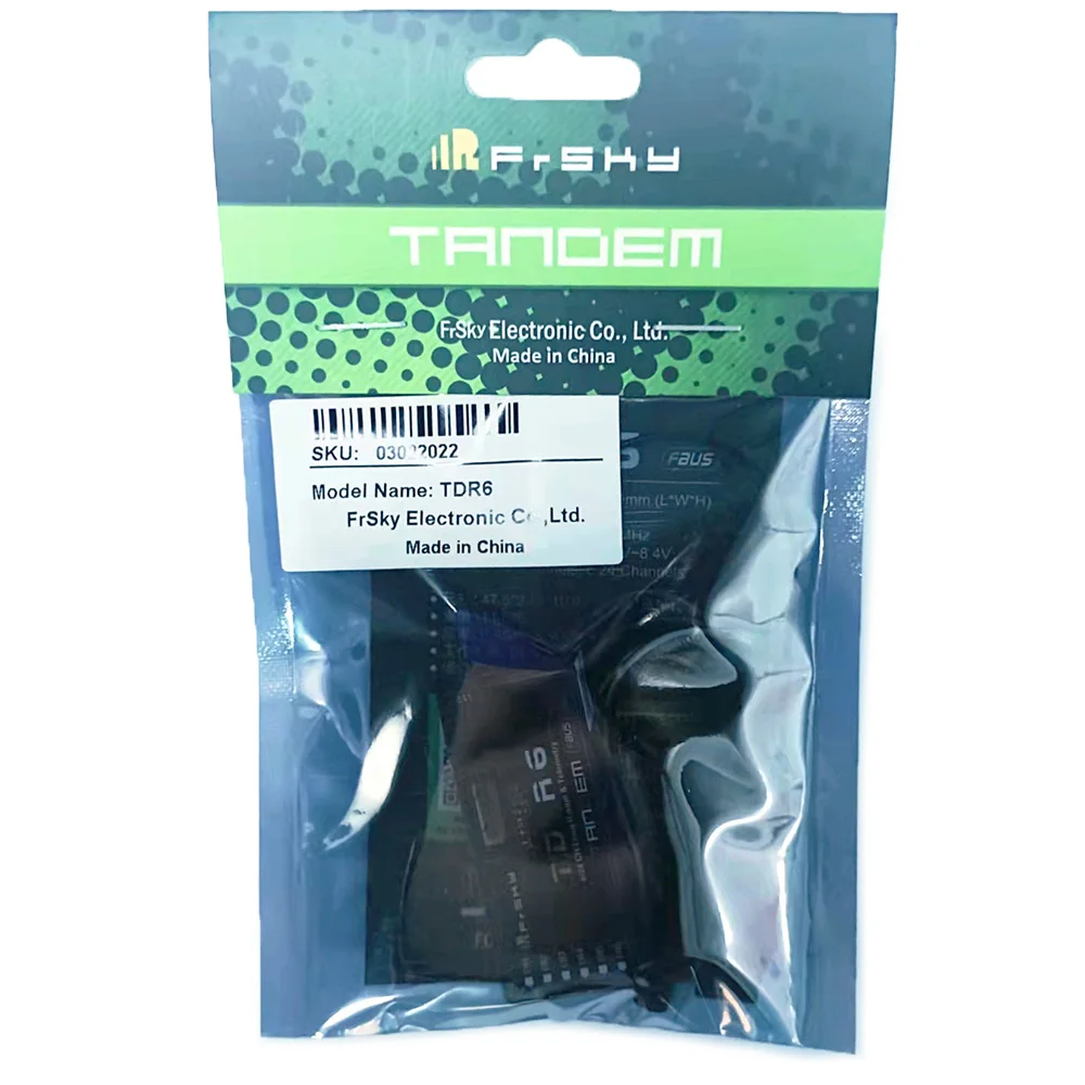 FrSky TD R6 2 4 ГГц / 900 МГц Тандемные двухдиапазонные приемники 6CH ШИМ Телеметрия Черная
