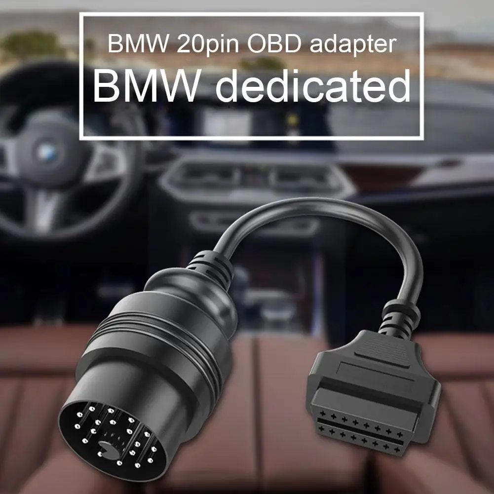 

1 шт. Obd2 для 20-контактного до 16-контактного разъема для 20-контактного кабеля автомобиля диагностический кабель Obd Q9l4